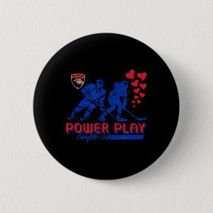 Florida Panthers Valentine Power Play Couple Nhl 6 Cm Round Badge