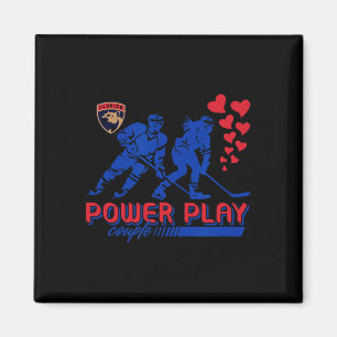Florida Panthers Valentine Power Play Couple Nhl  Magnet