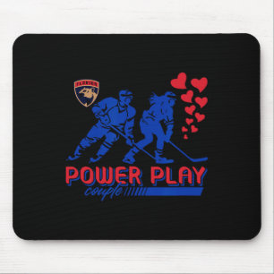 Florida Panthers Valentine Power Play Couple Nhl  Mouse Mat