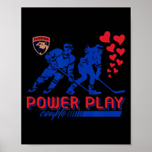 Florida Panthers Valentine Power Play Couple Nhl Poster