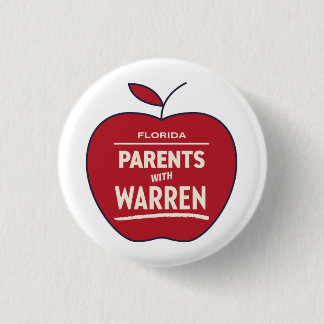 Florida Parents for Warren 3 Cm Round Badge