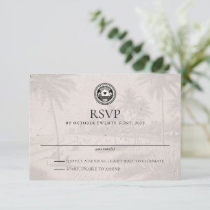 Florida Passport Wedding RSVP Card