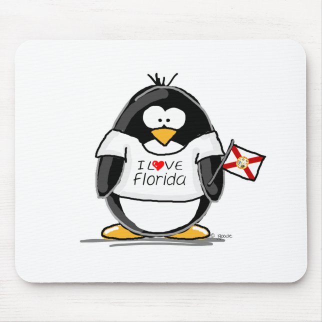 Florida Penguins Mouse Mat (Front)