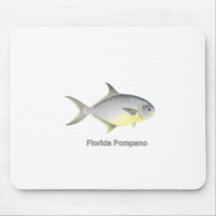 Florida Pompano (titled) Mouse Mat