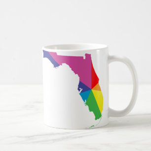 florida pride. angled. coffee mug