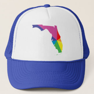 florida pride. angled. trucker hat