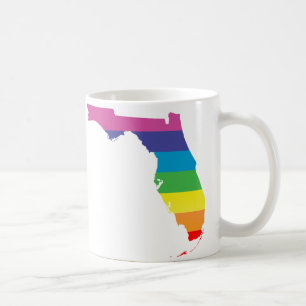 florida pride. striped. coffee mug