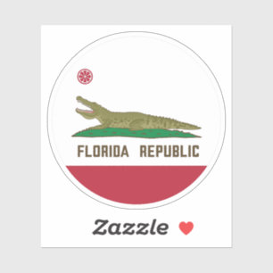 Florida Republic Alligator Flag Crocodile