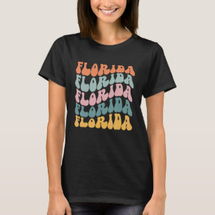 Florida Retro Groovy America US State Vintage 70s T-Shirt