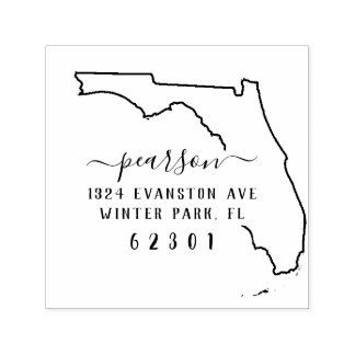 Florida Return Address Stamp Self-Inking
