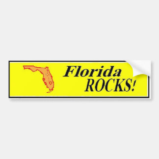 FLORIDA ROCKS bumper sticker