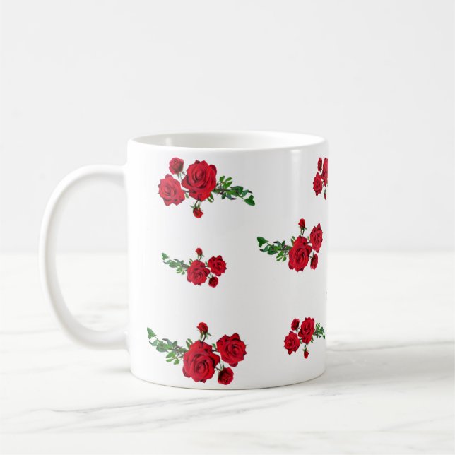 Florida Rosas Coffee Mug (Left)