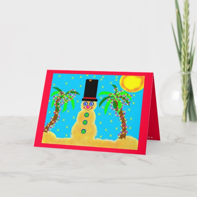 Florida Sandman Holiday Card (Front)