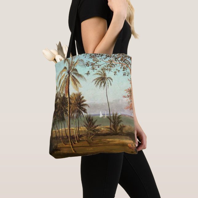 Florida Scene, fine art painting, Tote Bag (Close Up)