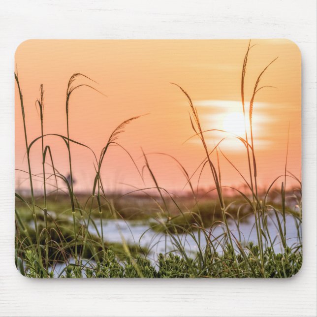 Florida Sea Oats Sunrise Mouse Mat (Front)