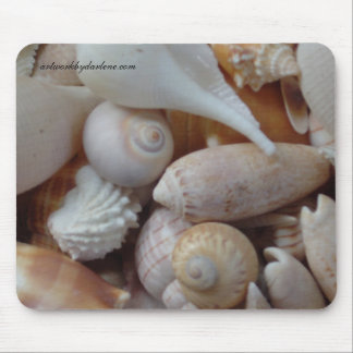 florida sea shells mouse mat