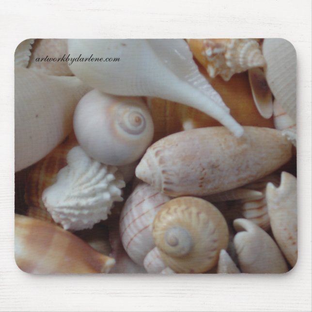 florida sea shells mouse mat (Front)