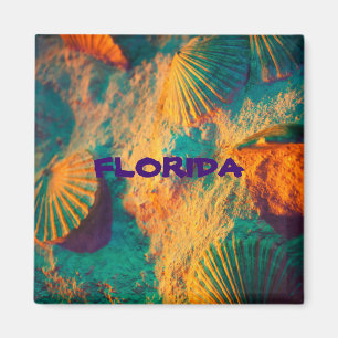 FLORIDA Sea Shells refrigerator magnet