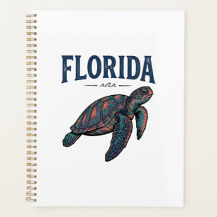 Florida Sea Turtle Vintage Engraving Graphic_1 Planner