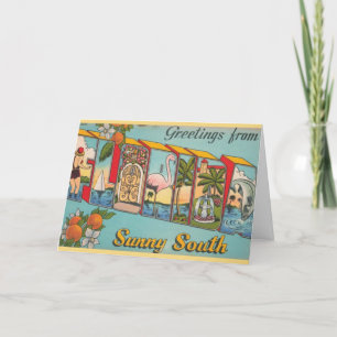 Florida Seasons Greetings Card