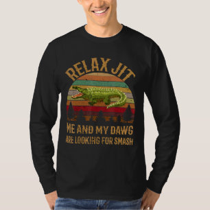 Florida Slang Adult Alligator Jit Dawg Smash T-Shirt