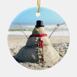Florida Snowman Ornament
