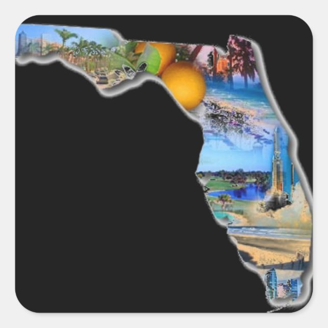 FLORIDA SQUARE STICKER (Front)