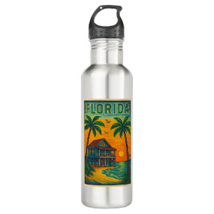 Florida Stainless Steel Water Bottle
