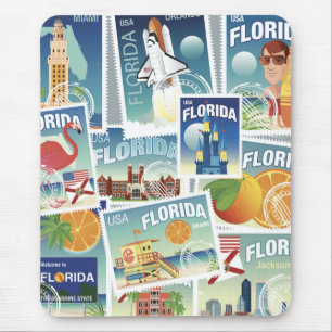 Florida Stamps Mouse Mat