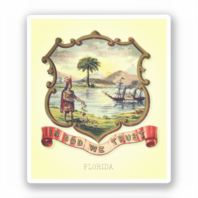 Florida state coat of arms (1876) (Front)