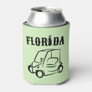 Florida State Custom Personalised Golfer Beer Can Cooler