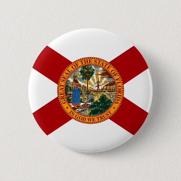 Florida State Flag 6 Cm Round Badge Zazzle.co.uk