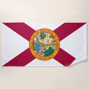 Florida State flag Beach Towel
