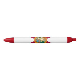 Florida State Flag Blue Ink Pen