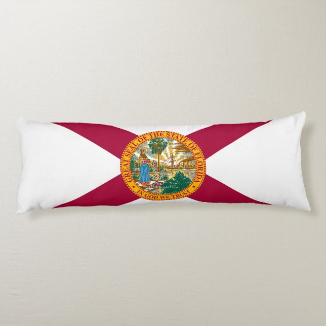 Florida State Flag Body Cushion (Back)