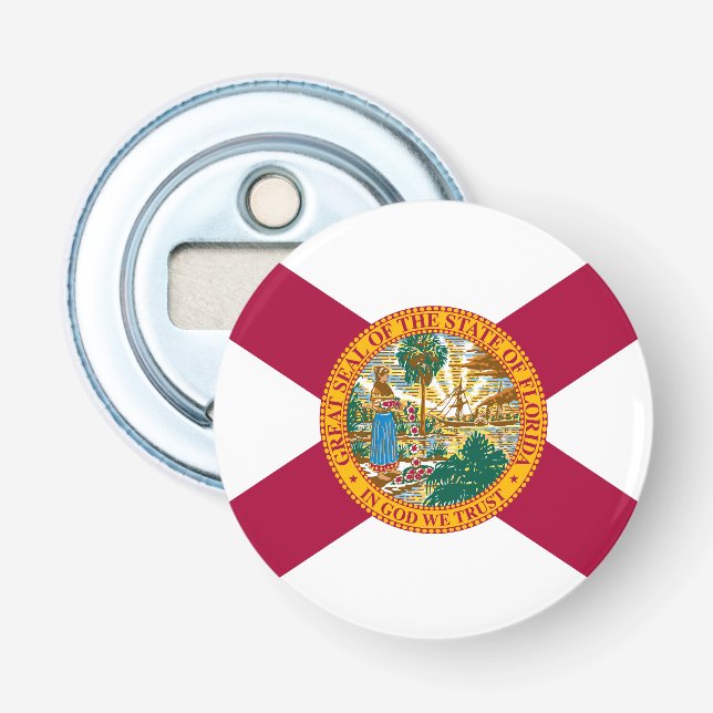 Florida State Flag Bottle Opener (Front)