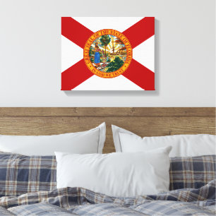 Florida State Flag Canvas Print
