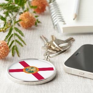 Florida State Flag Design Key Ring
