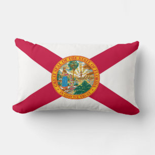 Florida State Flag Design Lumbar Cushion