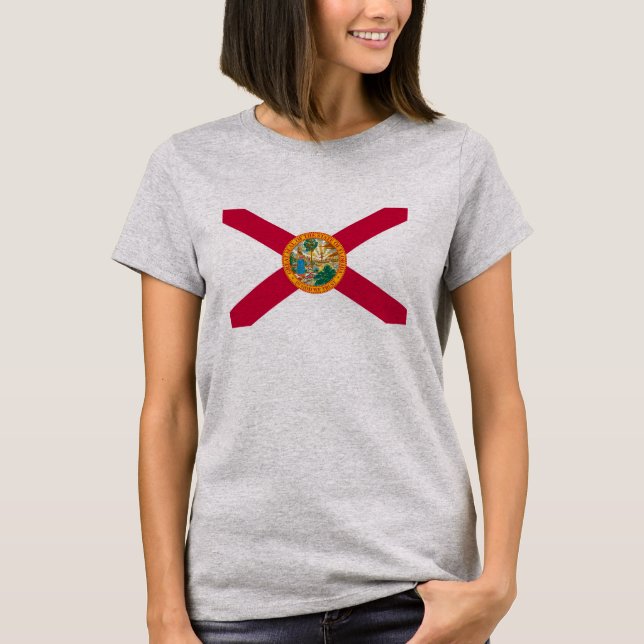 Florida State Flag Design T-Shirt (Front)