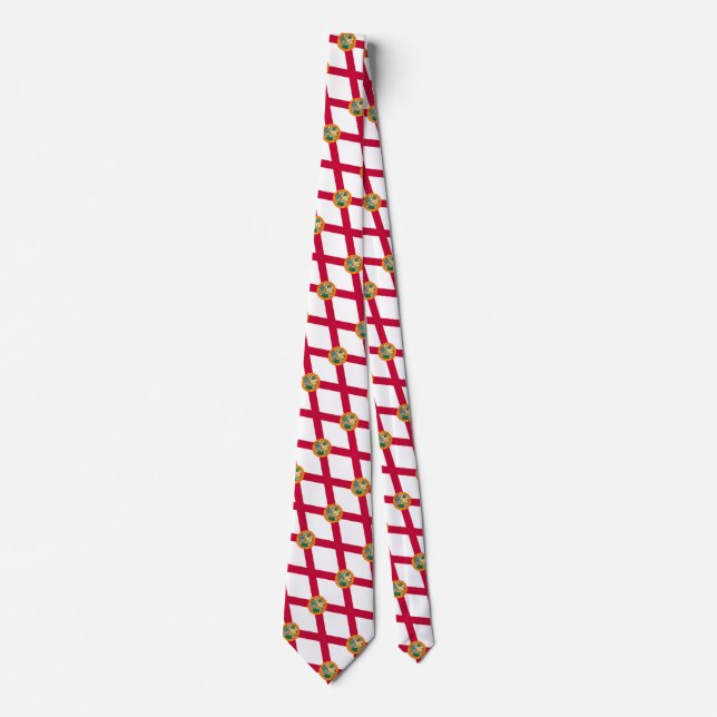 Florida State Flag Design Tie (Front)