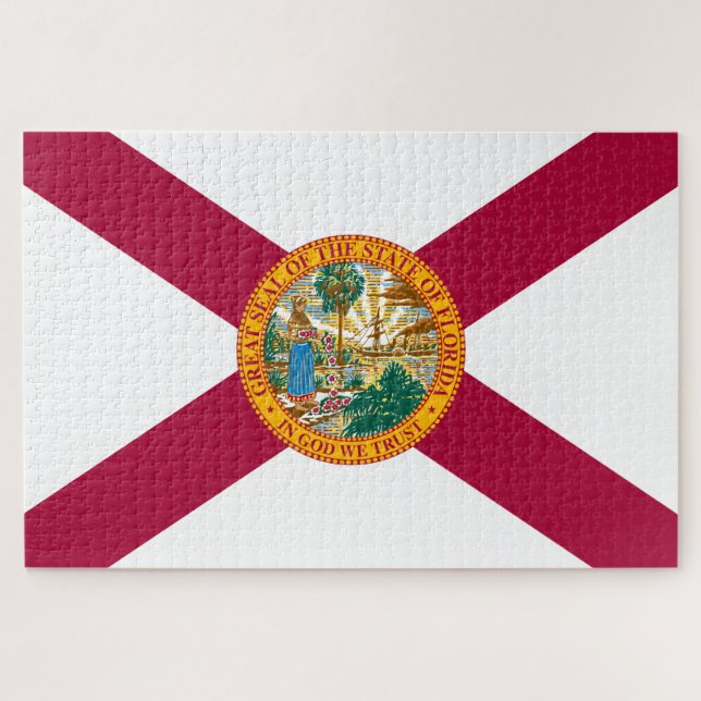 Florida State Flag Jigsaw Puzzle (Horizontal)