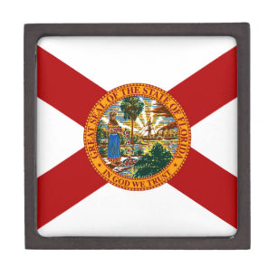 Florida State Flag Keepsake Box