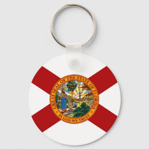 Florida State Flag Key Ring
