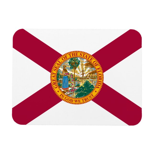 Florida State Flag Magnet (Horizontal)