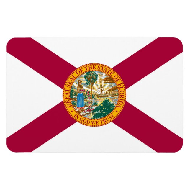 Florida State flag Magnet (Horizontal)