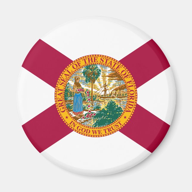 Florida State Flag Magnet (Front)