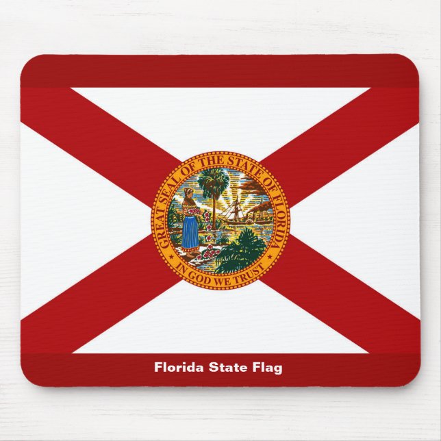 Florida State Flag Mouse Mat (Front)