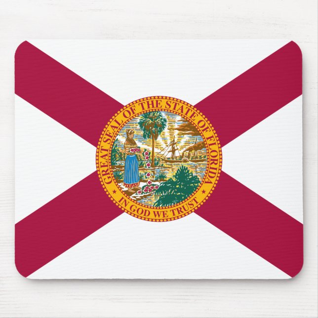 Florida State Flag Mouse Mat (Front)
