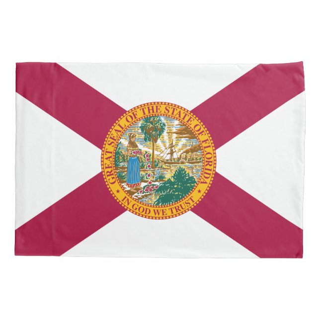 Florida State Flag Pillowcase (Back)